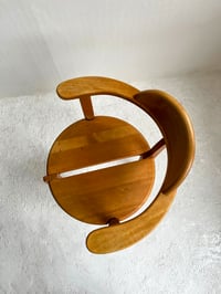 Image 4 of Série de 4 chaises en bois des années 1970