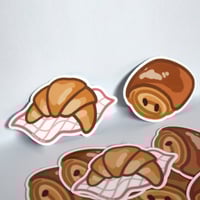Sticker "Croissant" ou "Pain au chocolat"