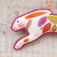 Image 2 of Festival Hare Decoration