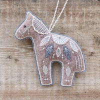 Image 1 of Grey Horse Decoration