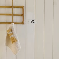 Image 1 of Plaque WC 