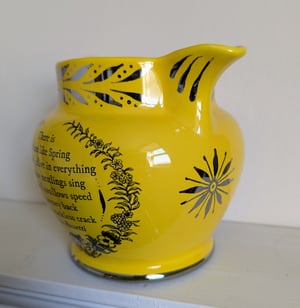 Spring jug - Christina Rossetti and Bewick's swallow