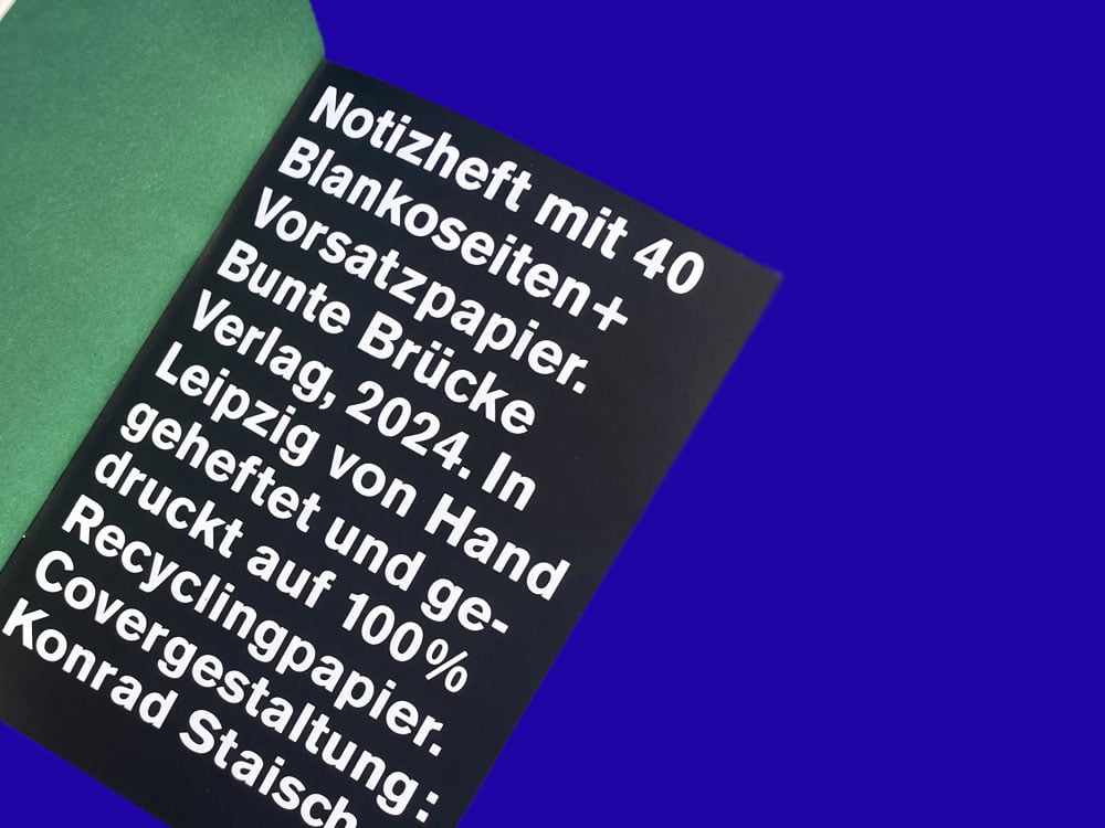 Image of NOTIZHEFT Pattern Neonpink / Green