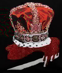 Image 6 of Red Crown T shirt full bling