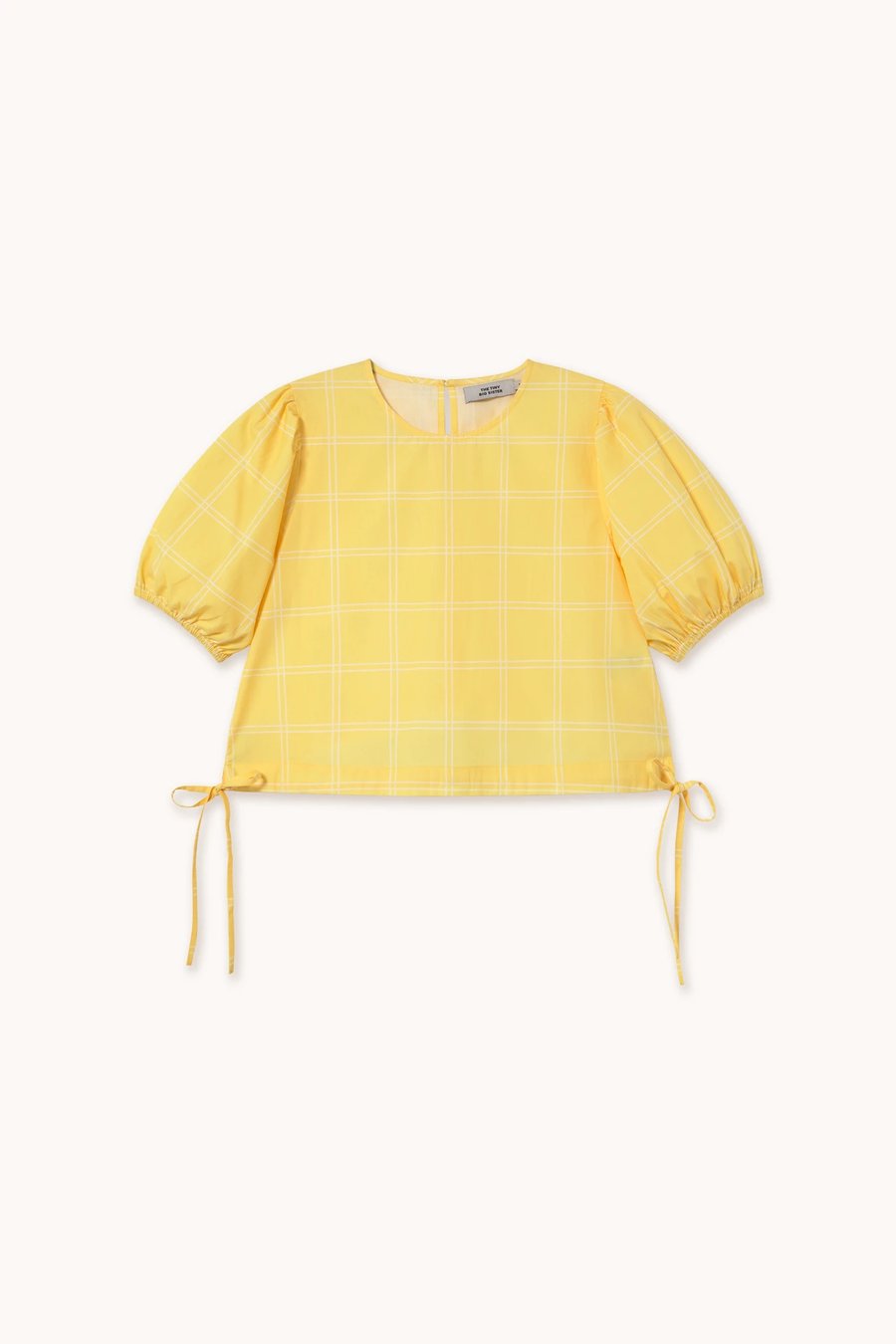 Image of 1-Blusa amarilla lazos