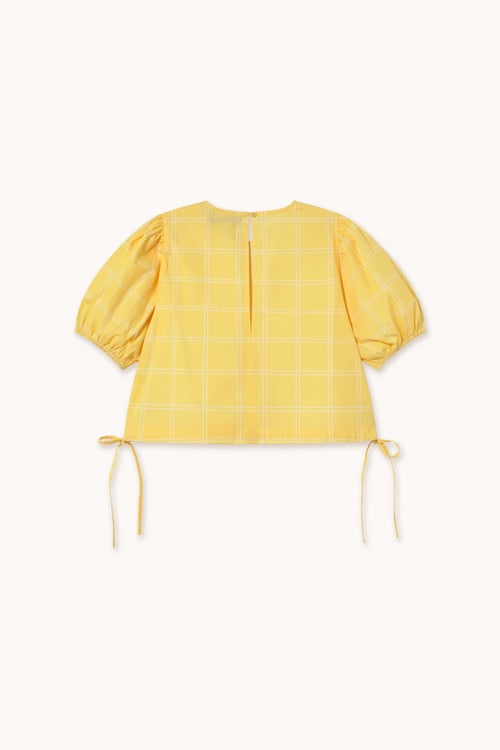 Image of 1-Blusa amarilla lazos