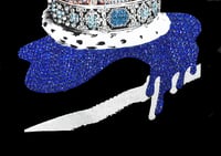 Image 7 of Blue Crown T shirt full bling