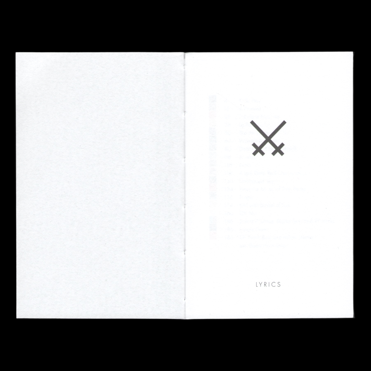 XIU XIU PRAYER BOOK v. 2 - COLLECTED LYRICS  (2002 - 2024)