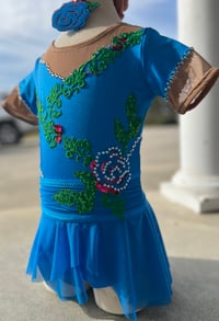 Image 1 of Floral Blue Strut