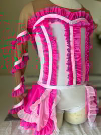 Image 1 of Hot Pink and White Strut