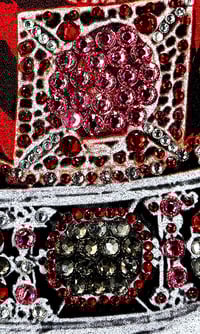 Image 7 of Red Crown T shirt full bling