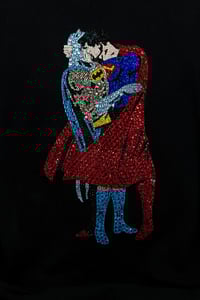 Image 4 of Superman kisses Batman T shirt