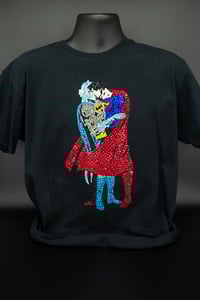 Image 1 of Superman kisses Batman T shirt