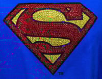Image 3 of  Customised by hand, Vintage Superman T shirt