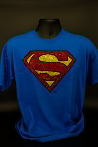 Image 1 of  Customised by hand, Vintage Superman T shirt