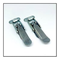 Image 1 of Toggle Catch, Latch, in Metal, black and bright finish, includes catch plate, Over Centre Fasteners