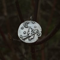 Image 4 of Flying witch pendant
