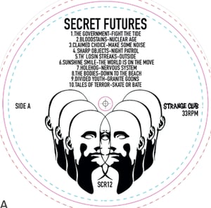 Image of Pre Order Various Artists /  Secret Futures - A Strange Club Records Vinyl Compilation 