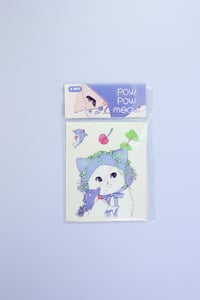 Image 1 of POW POW MEOW Kiss cut sticker A set 