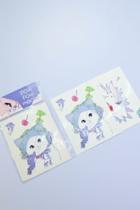Image 4 of POW POW MEOW Kiss cut sticker A set 