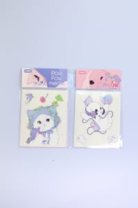 Image 5 of POW POW MEOW Kiss cut sticker A set 