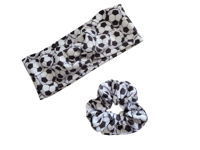 Image 1 of Soccer Scrunchie and Headband