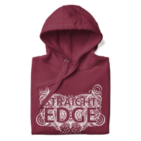 Image 3 of Thrones Straight Edge Hoodie White Ink