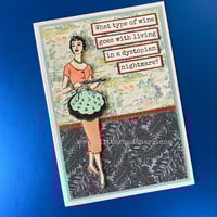 Dystopian Wine Greeting Cards