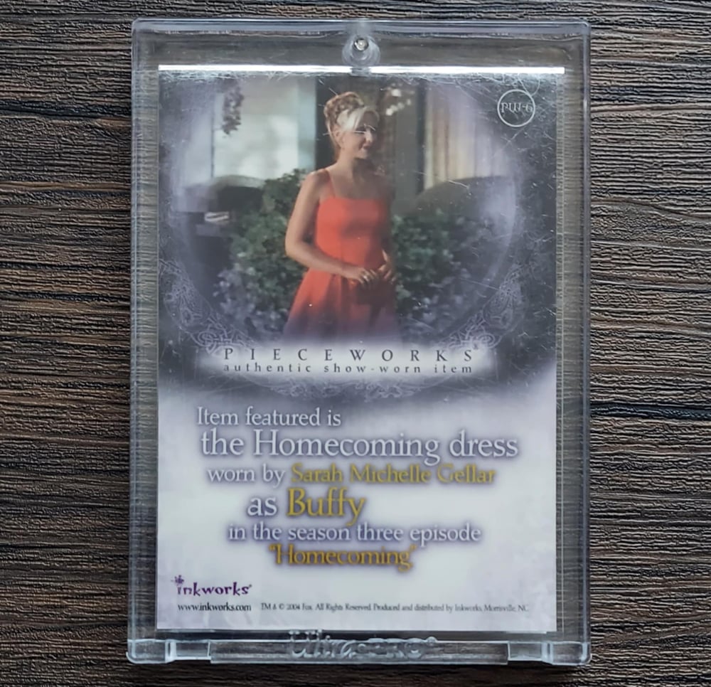 Buffy the Vampire Slayer & Angel Trading Card - Movie Memorabilia Swatches