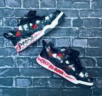 Image 1 of Pro Sé Custom Denin/Camo Sneakers (Black)