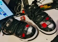 Image 2 of Pro Sé Custom Denin/Camo Sneakers (Black)