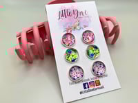 Image 3 of Floral Print Earrings