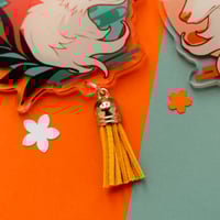 Image 5 of KEYCHAINS -  Japanese Fox and White Wolf