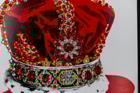 Image 6 of Prestige A3 Jewelled Red and Yellow Crown in 3D box frame