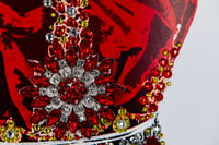 Image 10 of Prestige A3 Jewelled Red and Yellow Crown in 3D box frame