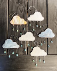 Image 1 of Stained Glass Raincloud Suncatcher