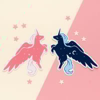 Image 2 of STICKERS - chubby magical pony (S12)