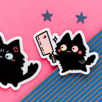Image 2 of STICKERS - Silly Cats (S24)
