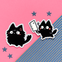 Image 1 of STICKERS - Silly Cats (S24)