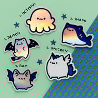 Image 2 of STICKERS - Werecats (S25)