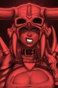 Image of Kim the Delusional #1 Blood Red  Regular Variant 