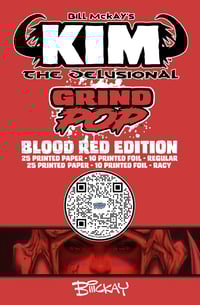 Image of Kim the Delusional #1 Blood Red  Regular Variant 