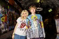 Image 7 of Vintage customised Rolling Stones rhinestone T shirts