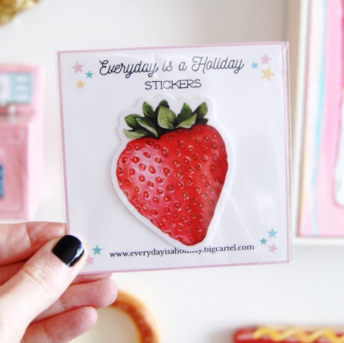 Image of Strawberry sticker