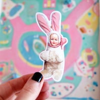 Image 2 of Vintage “Bunny baby” doll  sticker 