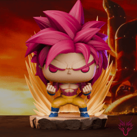 Image 1 of Goku Super Saiyan 4 Dragon Ball Daima Custom Funko Pop
