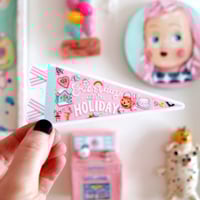Image 2 of Everyday is a Holiday pennant sticker 