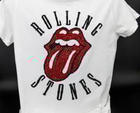 Image 11 of Vintage customised Rolling Stones rhinestone T shirts
