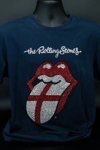 Image 18 of Vintage customised Rolling Stones rhinestone T shirts