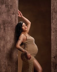 Image 12 of Alisa pearl gown